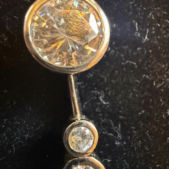 Silver Drop Station Necklace - Women Jewelry - Picture 4 of 15